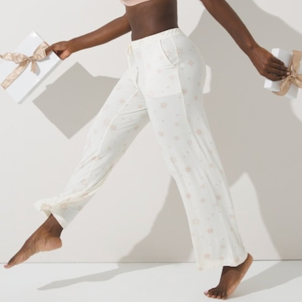 NWT Soma COOL NIGHTS Pajama Set - Boxy Sleep Tee + Pants L - Picture 2 of 8